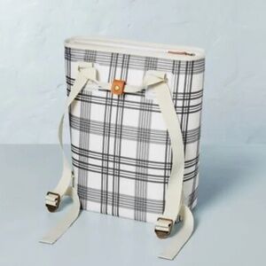 Hearth & Hand by Magnolia Plaid Backpack Cooler